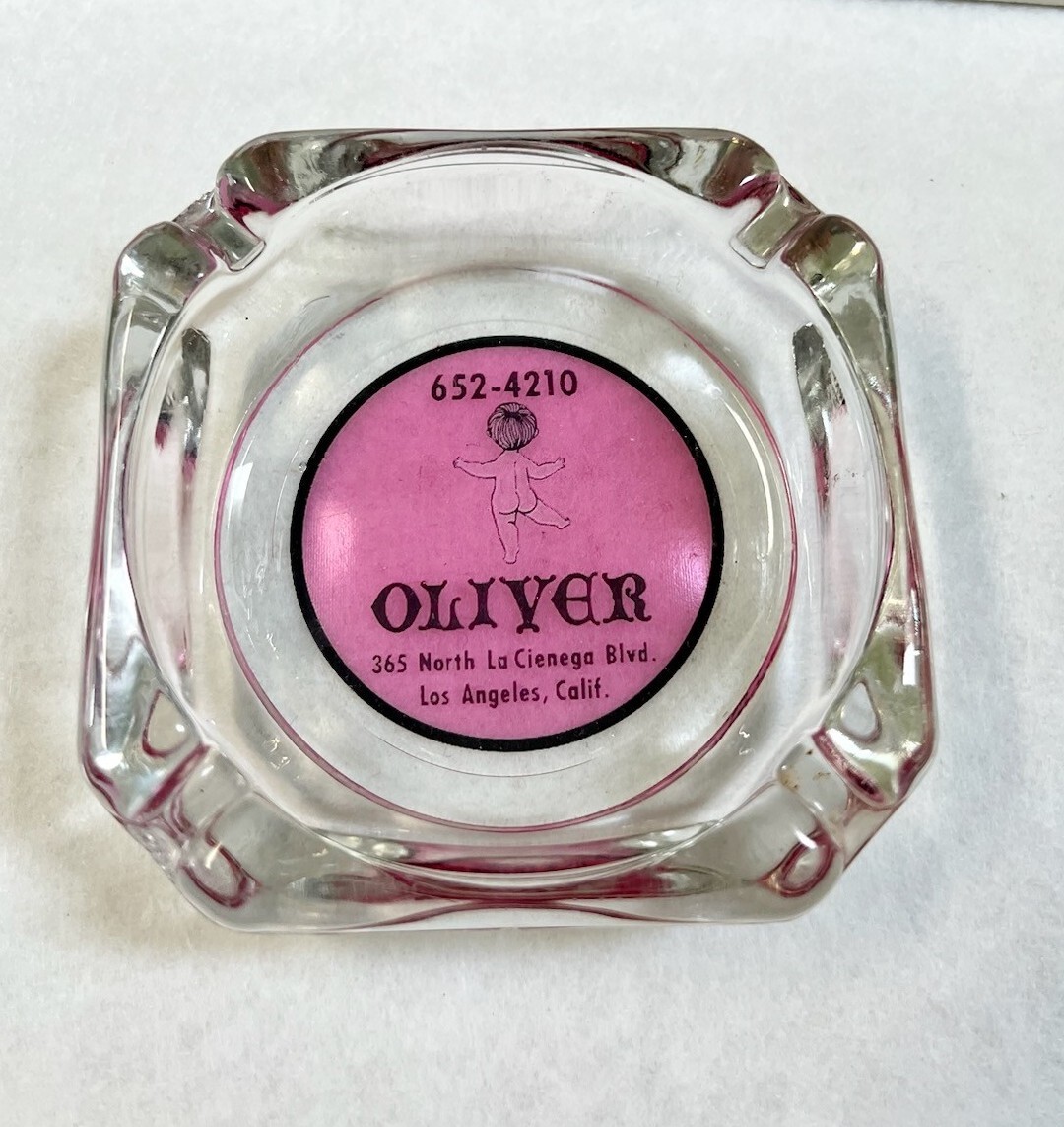 CENICERO DE OLIVER BAR CLUB NOCTURNO LOS ANGELES COLECCIONABLE CALIFORNIA LA CIEN BLVD.