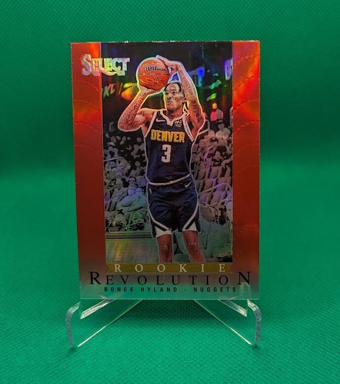 BONES HYLAND 2021-22 Select Rookie Revolution #19 RC Red Prizm 