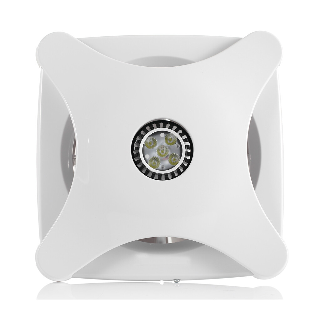 Bathroom Ceiling Ventilation Fan With LED Light Air Vent Exhaust Bath  Toilet 28W | eBay