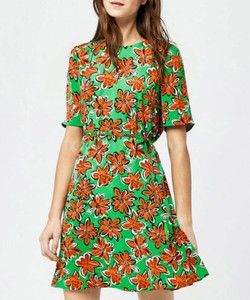 warehouse daisy mini tea dress