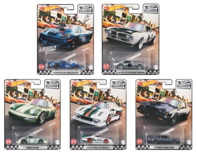 Boulevard Series Set 2021 Premium 5 Modellautos 1:64 Hot Wheels GJT68 - 979F