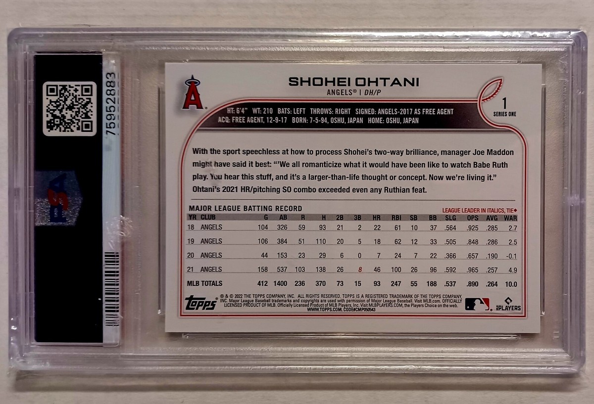 2022 Topps Series 1 - #1 Shohei Ohtani | eBay