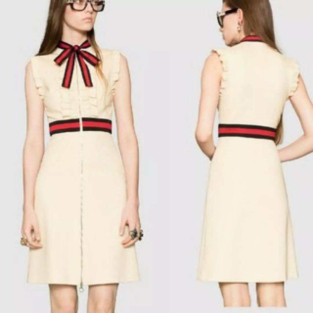 Robe longue GUCCI [Bon état] robe sans manches en jersey taille XS (SS) blanche