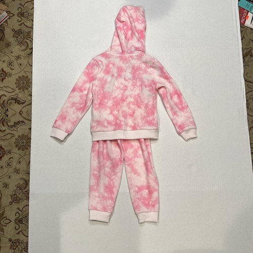 Juicy Couture Kids 4T Zip Up Hooded Sweatshirt Sweats Pink Tie Dye / Camo Set - Picture 6 of 14