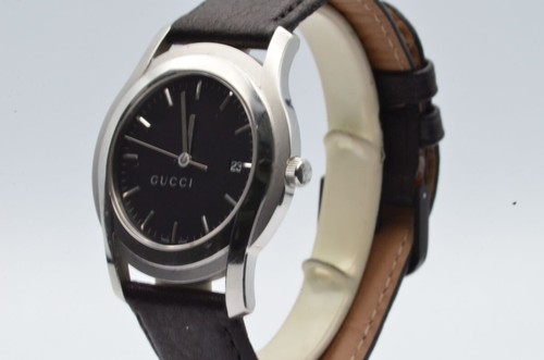 Gucci Vintage Women's Watch 38MM Nice Condition RAR 5500XL Wrist Watch Rare - Picture 5 of 9