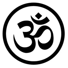 Om Symbol Decal Sticker Hinduism Hindu Buddhism Buddha 15 colors 10 Sizes Yeti