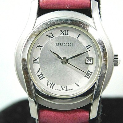 GUCCI 5500L WOMEN'S SILVER DATE VINTAGE 