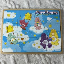 CAREBEARS Puzzle Vtg Care Bears Puzzle Vtg Wooden Puzzle Carebears Wood Vintage