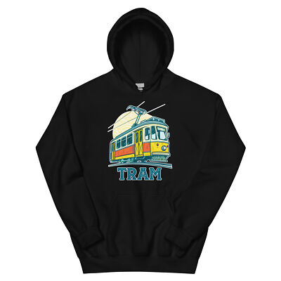 Tram Yellow Object Place Item Urban Hoodie