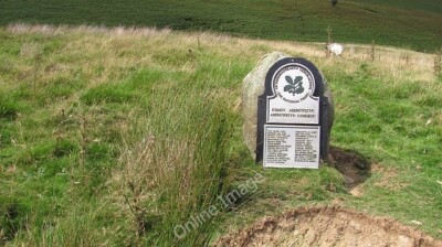 Foto 6x4 Abergwesyn Common Schild Llanwrthwl Aus irgendeinem Grund it's off c2010