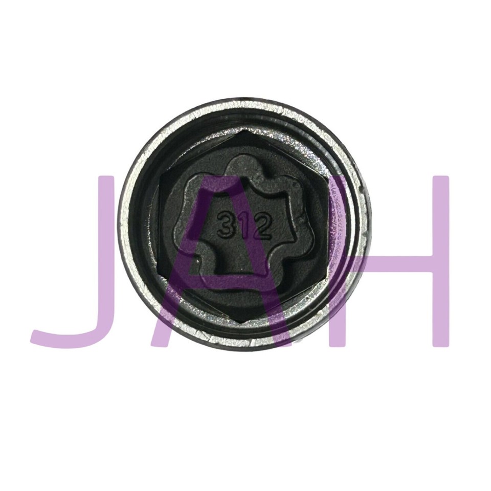 Mercedes 17mm Roue Vis Verrouillage Sécurité Boulon Clé Numéro 312