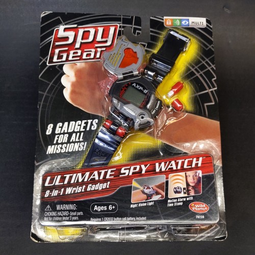 Spy Gear Ultimate Spy Watch 8 in 1 Wrist Gadget New Sealed 2007 Wild