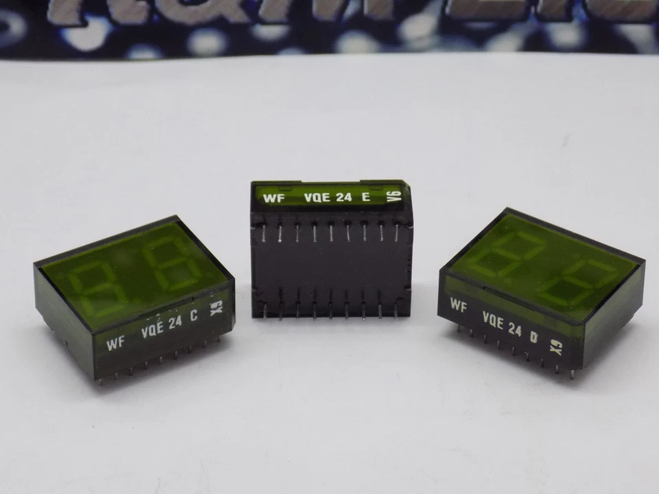 1x Ánodo común RFT VQE-24 2 dígitos 7 segmentos pantalla verde 20mA 2V Foto 3 de 4