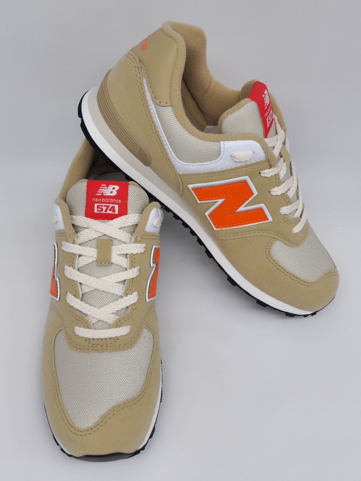 New Balance 574 Chicken Bone Orange, UK 5.5/ EU 38.5 / CM 24 - GC574HBO