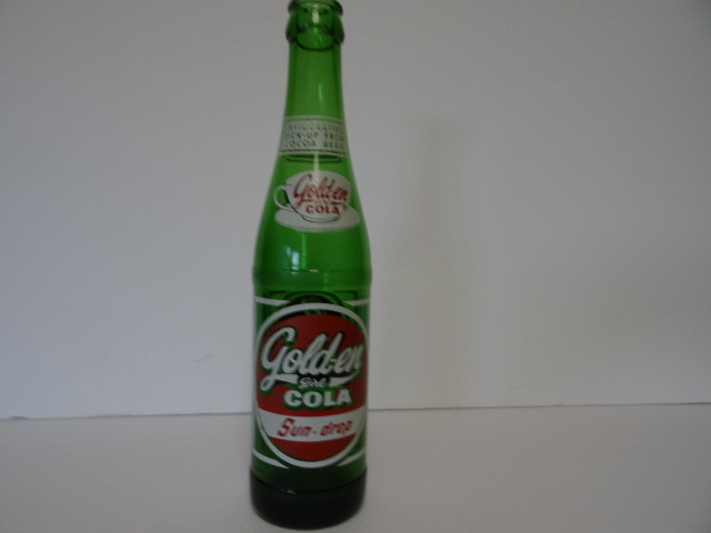 1960 SUN-DROP GOLDEN GIRL COLA SODA POP BOTTLE-ST. LOUIS, MO