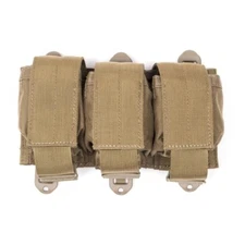 Blackhawk MOLLE Triple Frag Pouch w/ Speed Clips Coyote Tan 38CL69CT