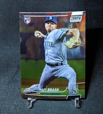 Matt Brash Rookie RC 2022 Topps Stadium Club CHROME Card #103 Seattle Mariners 