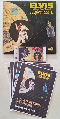 ELVIS PRESLEY Aloha From Hawaii Via Satellite 1973 Double LP. With EXTRAS 