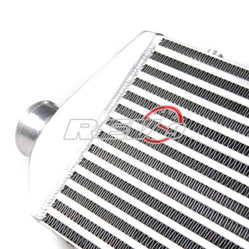 "Intercooler turbo de aluminio universal tipo L 400 hp/2,5"" salida de entrada/20""x2,5""x9" - Imagen 3 de 6