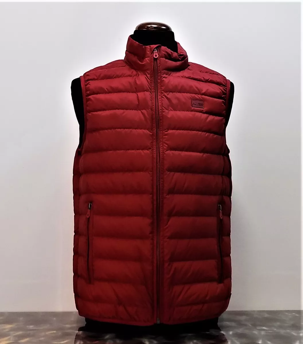 Vest down Jacket Sleeveless Armani Jeans Man 8N6Q02 6NHPZ Red 1456