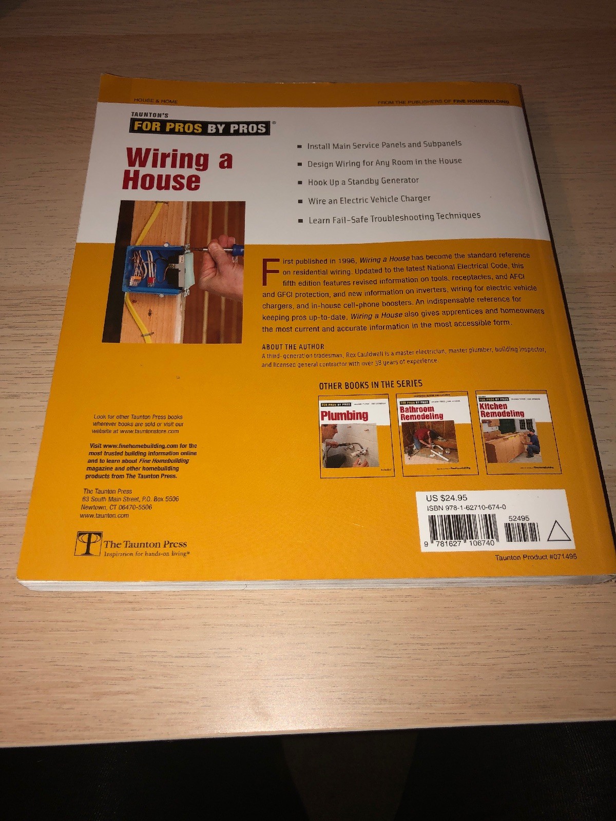 For Pros by Pros: Wiring a House : 5th Edition by Rex Cauldwell (2014,  Paperback, New Edition) for sale online | eBay