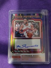 2023-24 Recon Basketball Markquis Nowell True Potential Red Autograph /99 