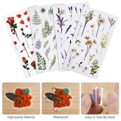 Natur Garten Sticker Set – Florale Aufkleber Für Journal, Planer & Basteln (2 Bögen)