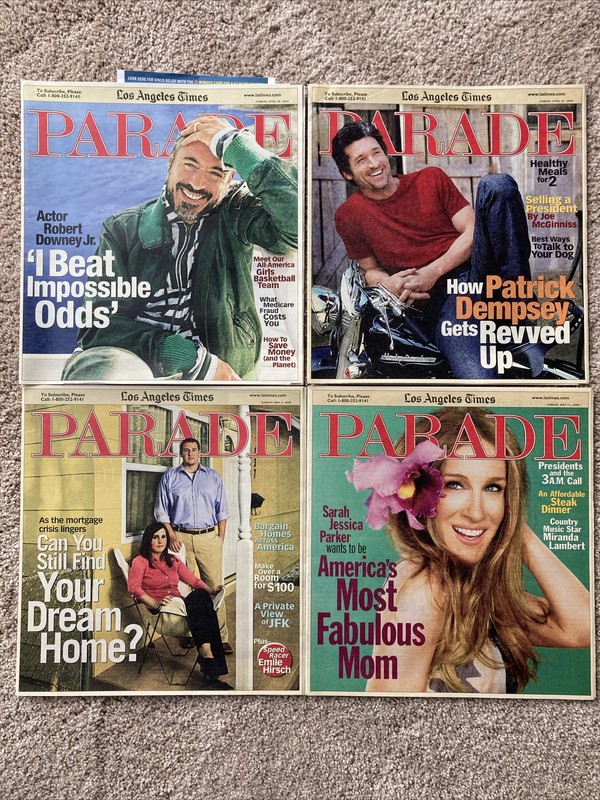Parade Magazine, 11 Issues from 2008