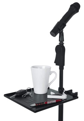 Gator FrameworksCases Microphone Stand Clamp-On Utility Surface Area with 10 ...