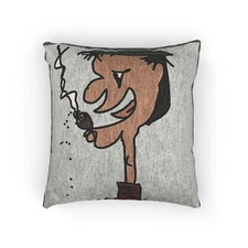 People Pillows 17x18  Titled “Lenny Stein” Pop Art Superhero Pillow