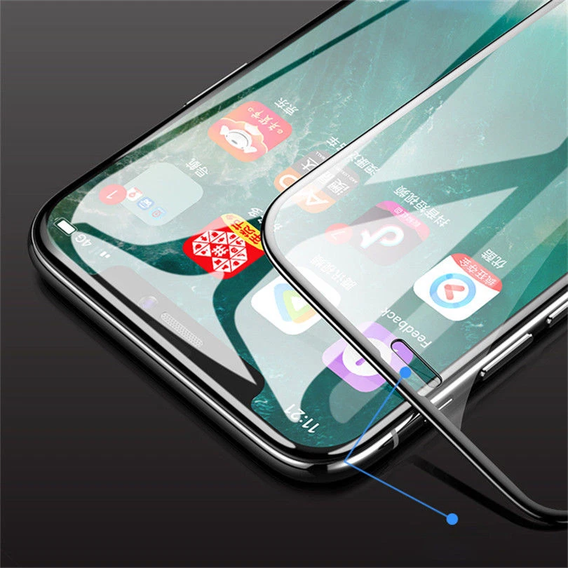 For OnePlus 9 Pro Nord 8 7T 6T Full Cover Curved Tempered Glass Screen Protector - Image 2 of 4