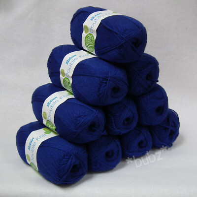 FIVE BALLS ROBIN DOPPELSTRICKGARN KÖNIGSBLAU 86 HANDSTRICKWOLLE 4032 DK