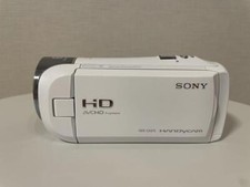 Sony HDR-CX470 White Handycam Camcorder 32GB Optical Zoom 30x Only Japanese