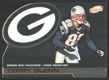 2002 Pacific Atomic Die-Cut Terry Glenn Green Bay Packers #36