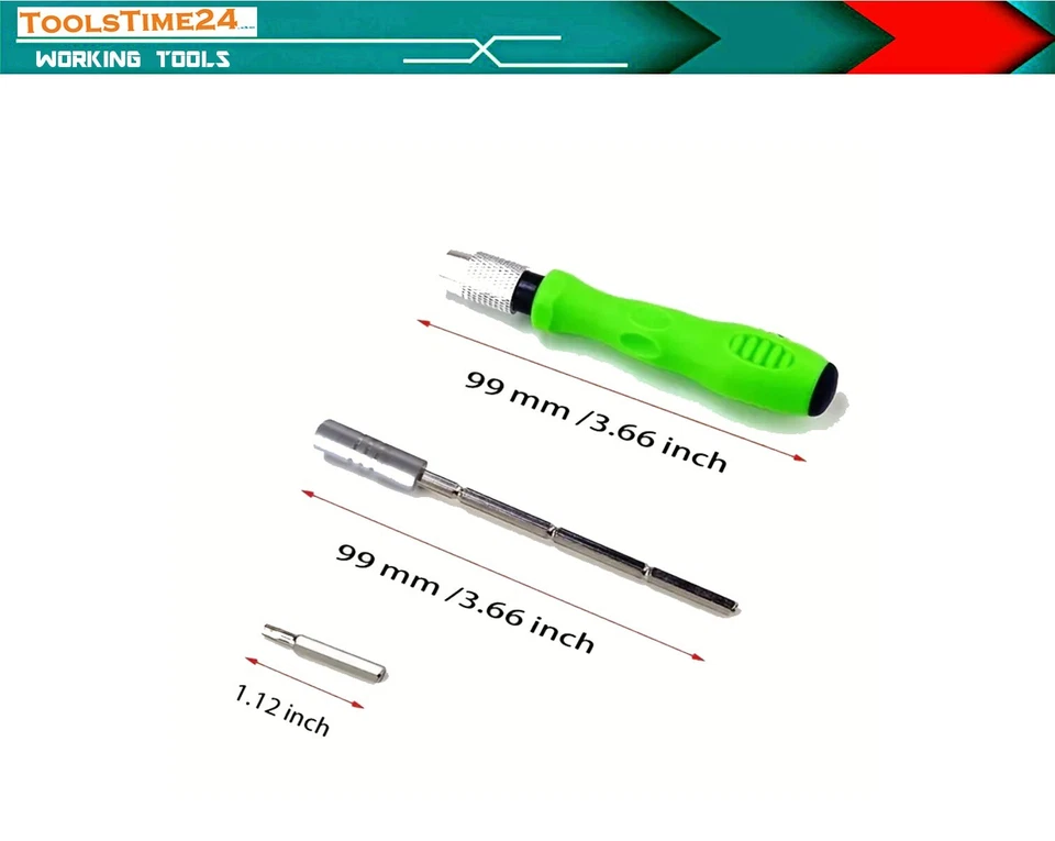 32-tlg. WERKZEUG-SET PRO ZUR SMARTPHONE REPARATUR SAMSUNG HANDY SCHRAUBENDREHER - Bild 3 von 4
