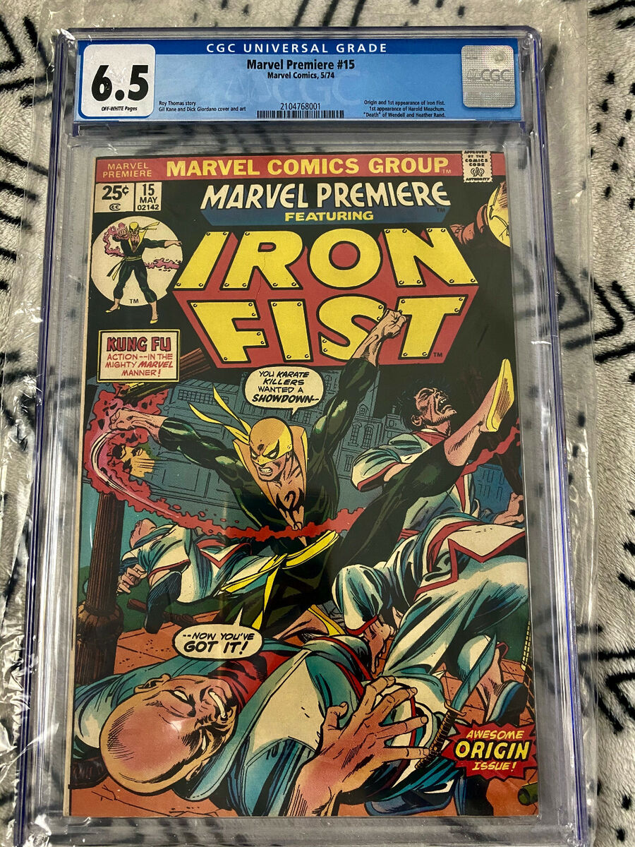 Marvel Premiere #15 CGC 9.0 Origin & 1st App. of Iron Fist - Android's  Amazing Comics