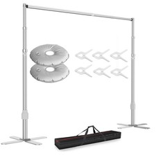 Backdrop Stand Heavy Duty 8.9x10Ft, Pipe and Drape Photo Background Support K...