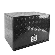 Aluminium Generator Tool Box Camper Ute Car Truck Tool box 24''X15''X19'' Black