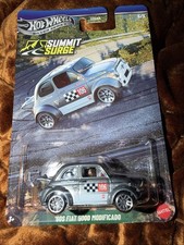 Hot Wheels Serie Argento Summit Surge 5/5- Anni 60 Fiat 500D Modifcado