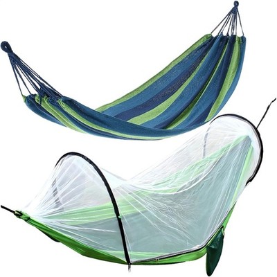Sleeping Hammock 600 lbs Swing Easy Assembly Canvas Hammocks for Travel 