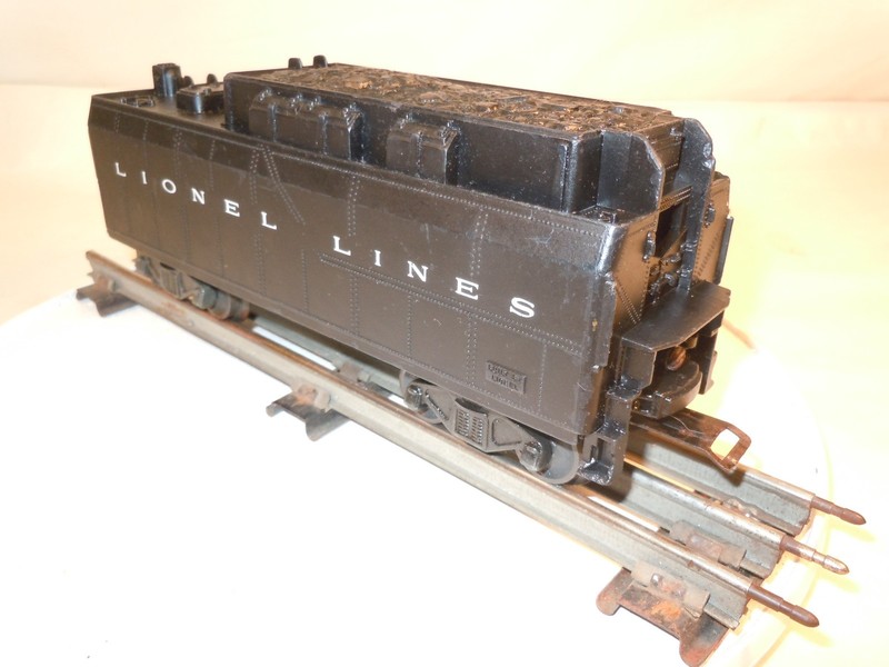 Lionel 0000 Black Tender Lionel Lines no number no whistle operator grade plus