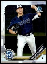 2019 Bowman Chrome Prospects Ryan Weathers San Diego Padres #BCP-66