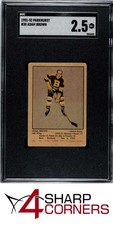 1951 PARKHURST #30 ADAM BROWN RC POP 2 SGC 2.5
