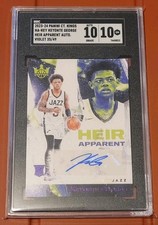 Panini Court Kings - Heir Apparent Keyonte George #HA-KEY Violet 35/49 SGC 10/10