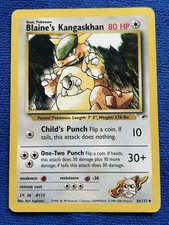 Pokémon Karte Blaine's Kangaskhan 36/132 Regular - Gym Heroes - Lightly Played