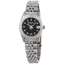 Mathey-Tissot Mathy II Quartz Black Dial Ladies Watch D710AN