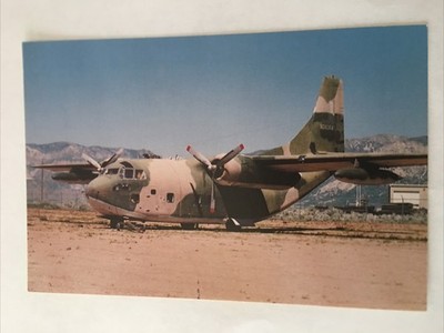 Fairchild C 123 K Provider Hill Air Force Base Museum 1989 Vintage Postcard