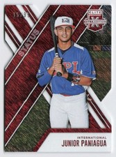 2017 Junior Paniagua Panini Elite Extra Edition Red Die-Cut /99 #156