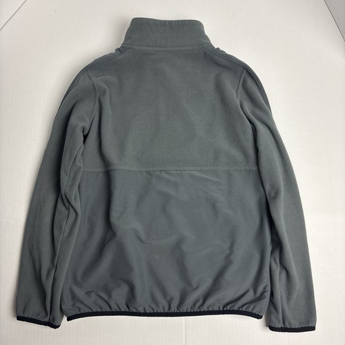Under Armour Boys Youth Large Pullover Fleece Jacket Collar 1/4 Zip Gray Winter - Picture 2 of 8