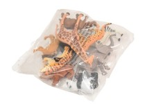 Beetots Safari Animal Figures Educational Toy Set Boxed Small Plastic Zoo Kids